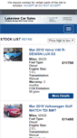 Mobile Screenshot of lakeviewcarsales.co.uk
